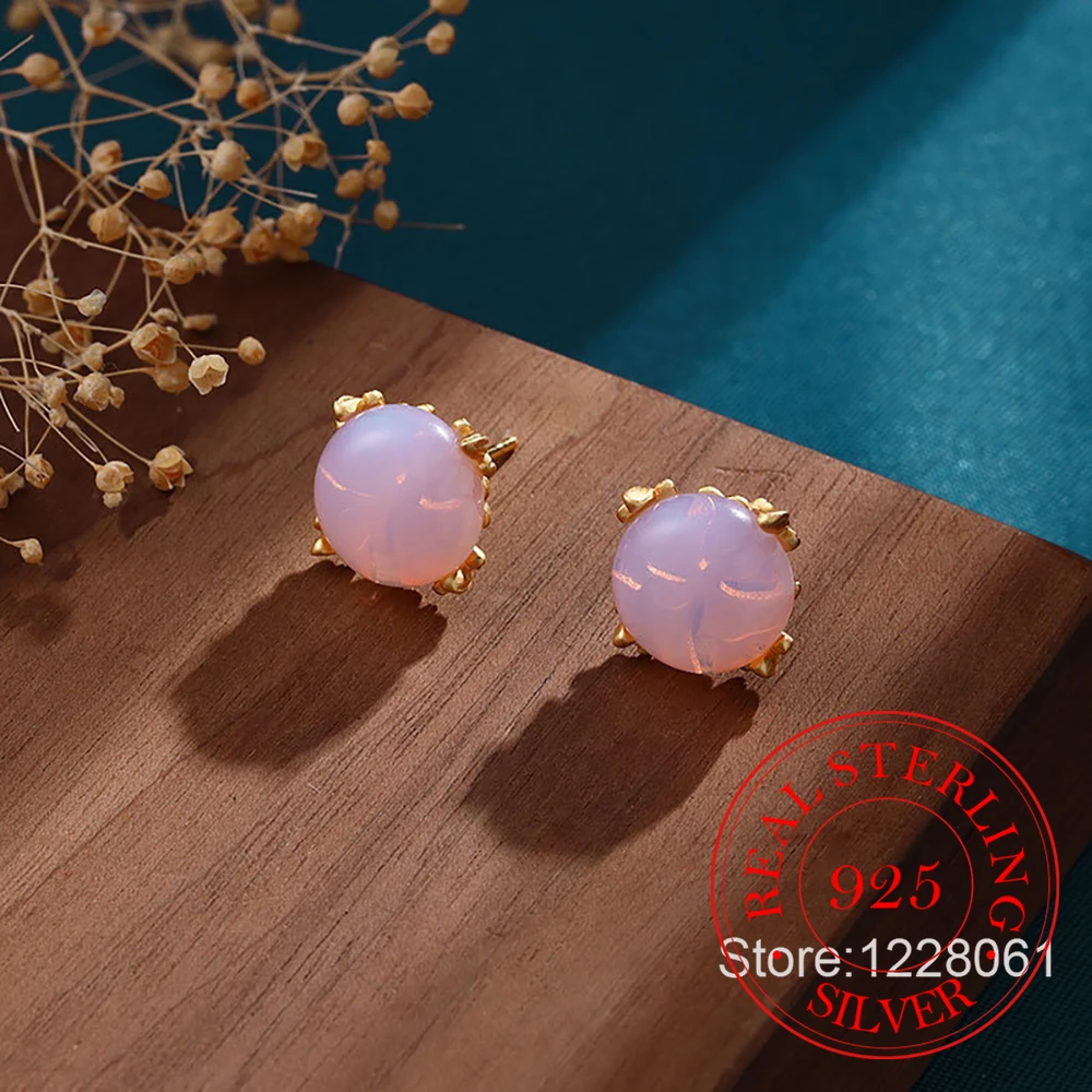 925 Sterling Silver Jewelry Exquisite Cute Crystal Cat's Eye Opal Stud Earrings for Women Wedding Party Jewelry For Friend Gift
925 Sterling Silver Jewelry Exquisite Cute Crystal Cat's Eye Opal Stud Earrings for Women Wedding Party Jewelry For Friend Gift
