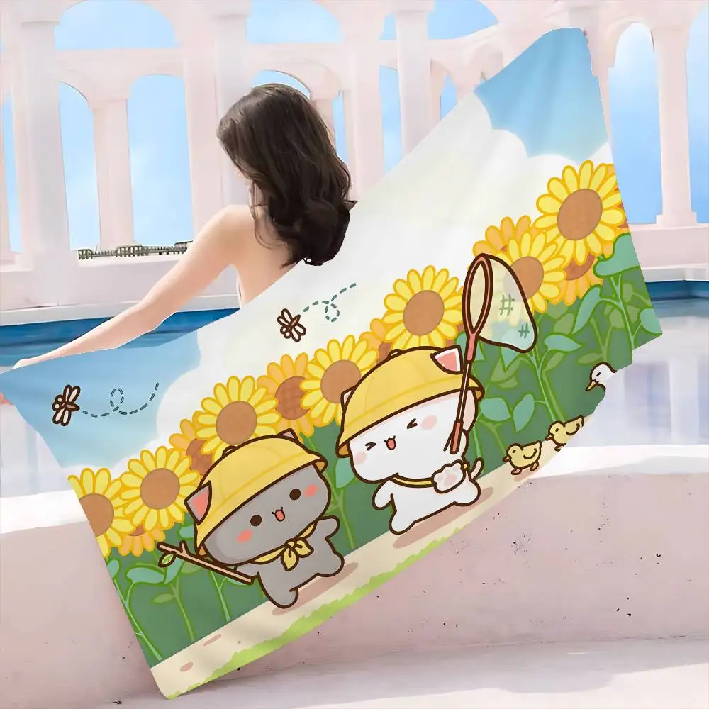 Peach and Goma Anime Beach Swimming Towel Soft Absorbent Washcloth Children's Gifts for Kids Travel Camping Gym
Peach and Goma Anime Beach Swimming Towel Soft Absorbent Washcloth Children's Gifts for Kids Travel Camping Gym