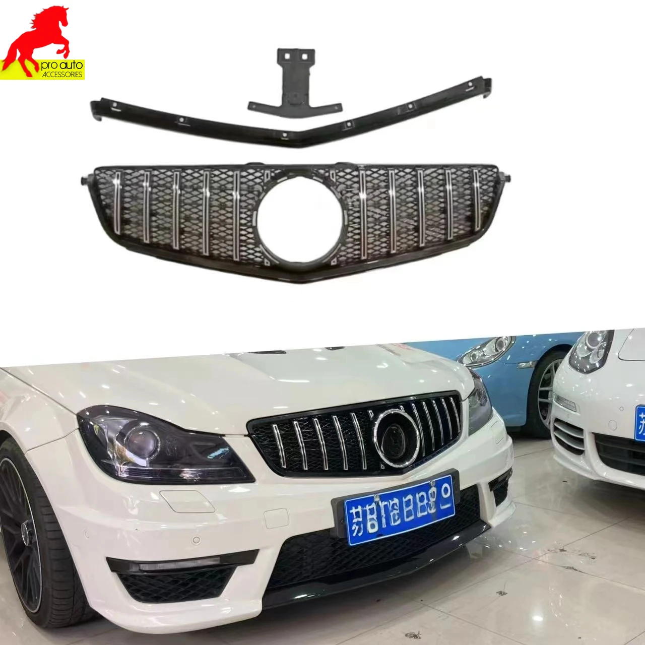 Решетка переднего бампера для Mercedes Benz W204 C63 2012-2014 GT Модель Вертикальные терминалы ABS Гоночные грили Автомобильные аксессуары Стайлинг
Решетка переднего бампера для Mercedes Benz W204 C63 2012-2014 GT Модель Вертикальные терминалы ABS Гоночные грили Автомобильные аксессуары Стайлинг