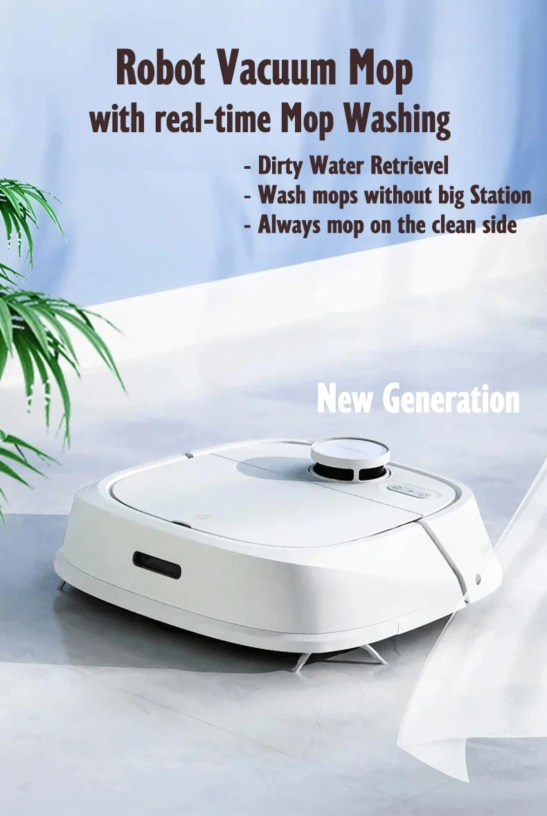 TLF Smart Multi-function Vacuum Cleaner ABIR M1pro Real-time Self Washing Mop with APP Control OEM Production
TLF Smart Multi-function Vacuum Cleaner ABIR M1pro Real-time Self Washing Mop with APP Control OEM Production