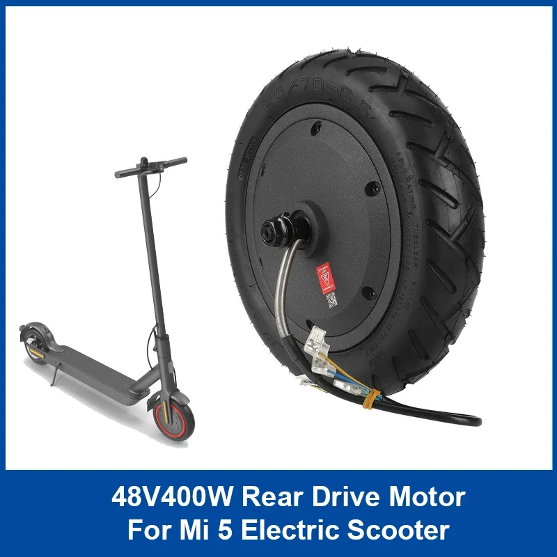 48V400W Rear Drive Motor with 60/70-6.5 Vacuum Tires For Mi 5 Electric Scooter Motors Replace
48V400W Rear Drive Motor with 60/70-6.5 Vacuum Tires For Mi 5 Electric Scooter Motors Replace