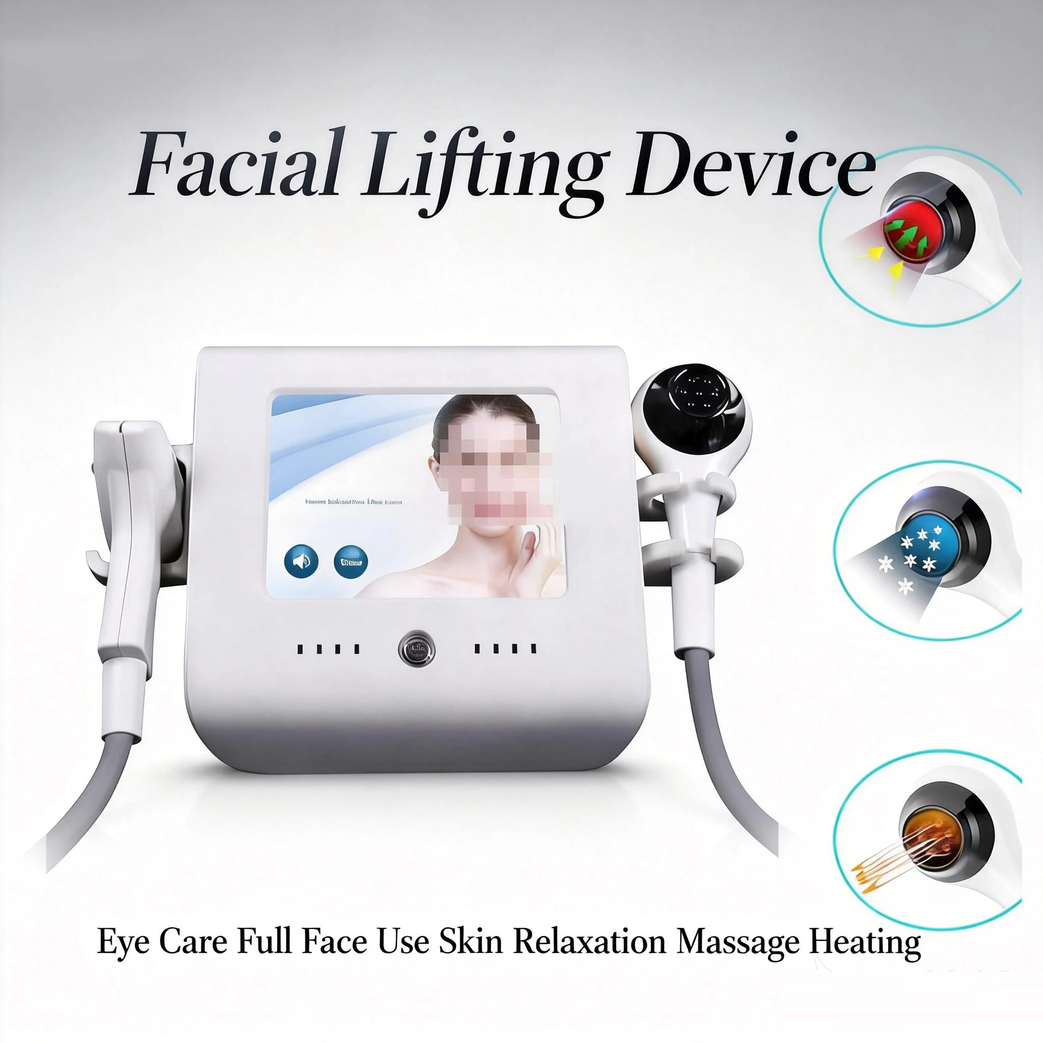 Настольное устройство для подтяжки лица для подтяжки и лифтинга лица с отрицательным давлением для домашних салонов красоты
Настольное устройство для подтяжки лица для подтяжки и лифтинга лица с отрицательным давлением для домашних салонов красоты