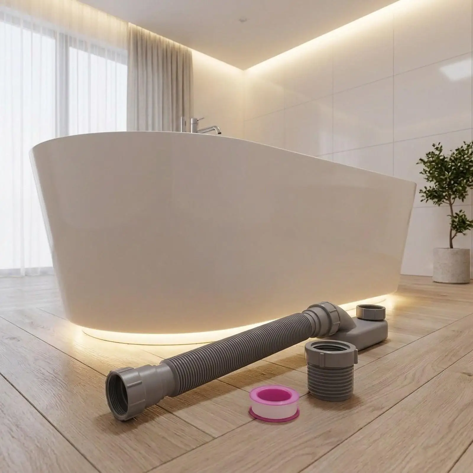 Bathtub Shower Drain Tube Kit Flexible Bendable for Home Bathtubs Sinks
Bathtub Shower Drain Tube Kit Flexible Bendable for Home Bathtubs Sinks