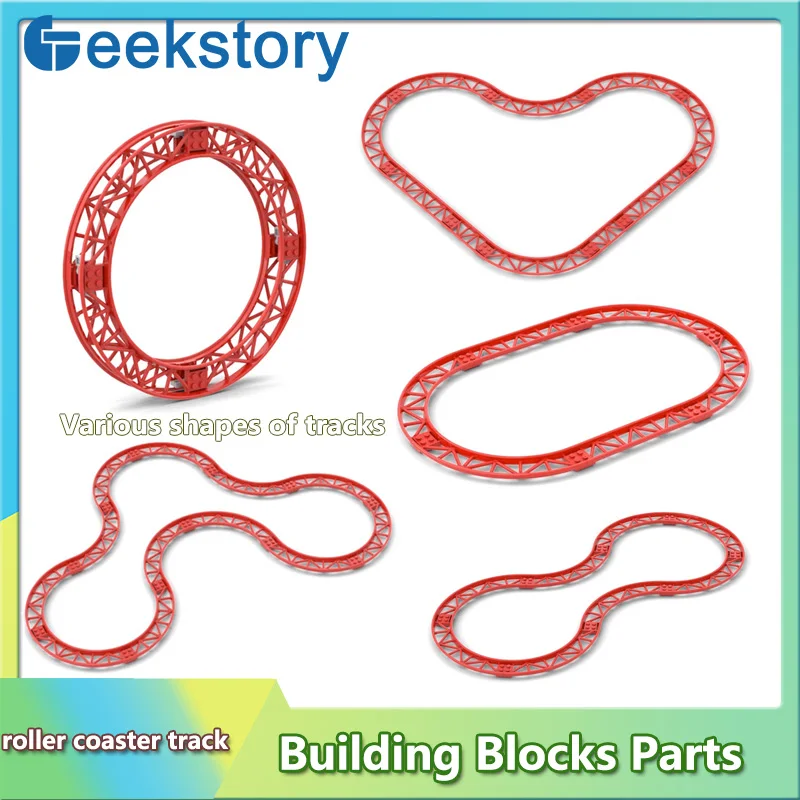 Roller Coaster Track Building Blocks Various Shapes of Tracks Blocks Technical Parts DIY Assembled Bricks For 25061 26559 25061
Roller Coaster Track Building Blocks Various Shapes of Tracks Blocks Technical Parts DIY Assembled Bricks For 25061 26559 25061
