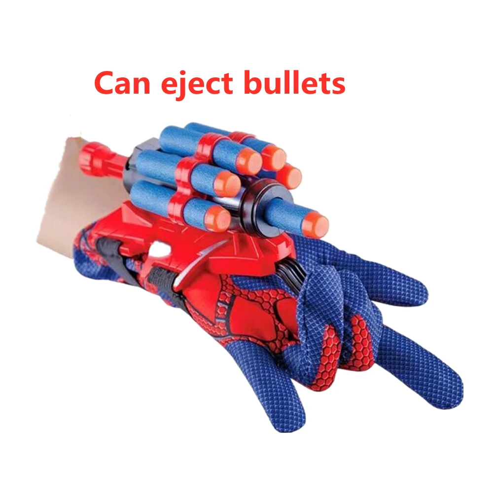 Superhero Spiderman Figure Toy Plastic Cosplay Glove Launcher Set Hero Launcher Wrist Toy Set Funny Toys Children's Gift
Superhero Spiderman Figure Toy Plastic Cosplay Glove Launcher Set Hero Launcher Wrist Toy Set Funny Toys Children's Gift