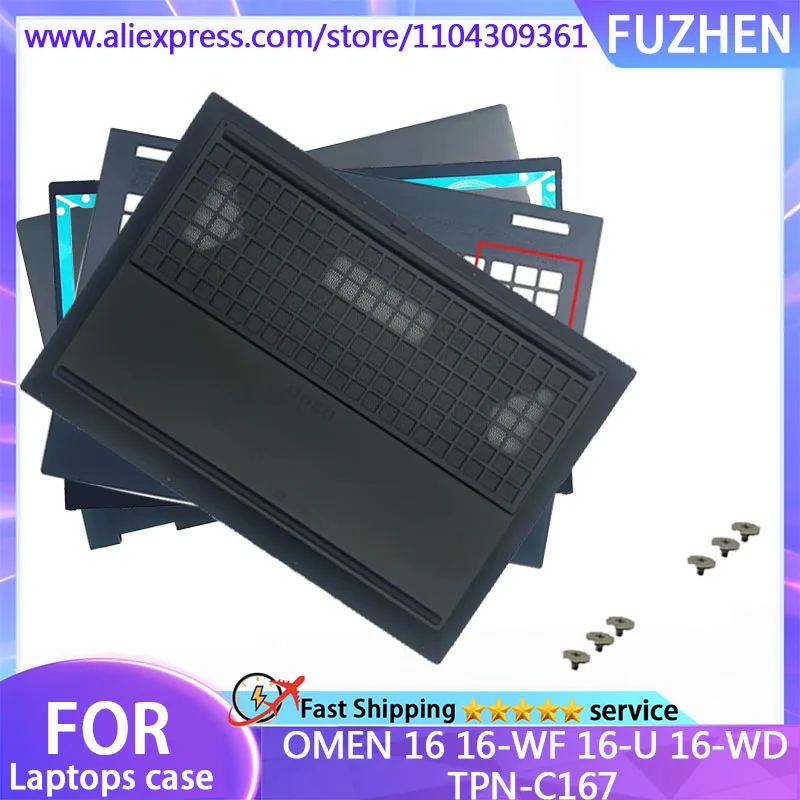 NEW Cover For OMEN 16 16-WF 16-U 16-WD TPN-C167 LCD Rear Cover/Front Cover Frame/Palm Pad/Bottom Cover AP7IF000110 AP7IF000410
NEW Cover For OMEN 16 16-WF 16-U 16-WD TPN-C167 LCD Rear Cover/Front Cover Frame/Palm Pad/Bottom Cover AP7IF000110 AP7IF000410