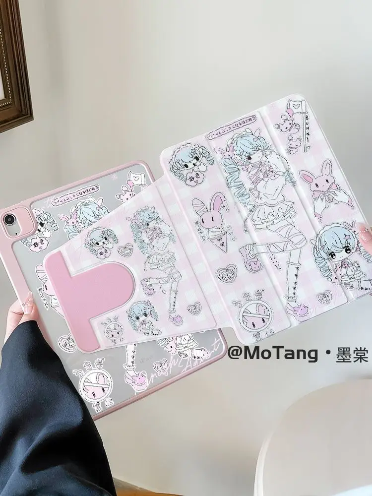 Pink Japanese Girl Rotate Y Fold iPad Case For iPad Pro 11 13in 2025 iPad Pro 12.9in Air7 10th 11th M4/5 MINI Protective Cover
Pink Japanese Girl Rotate Y Fold iPad Case For iPad Pro 11 13in 2025 iPad Pro 12.9in Air7 10th 11th M4/5 MINI Protective Cover