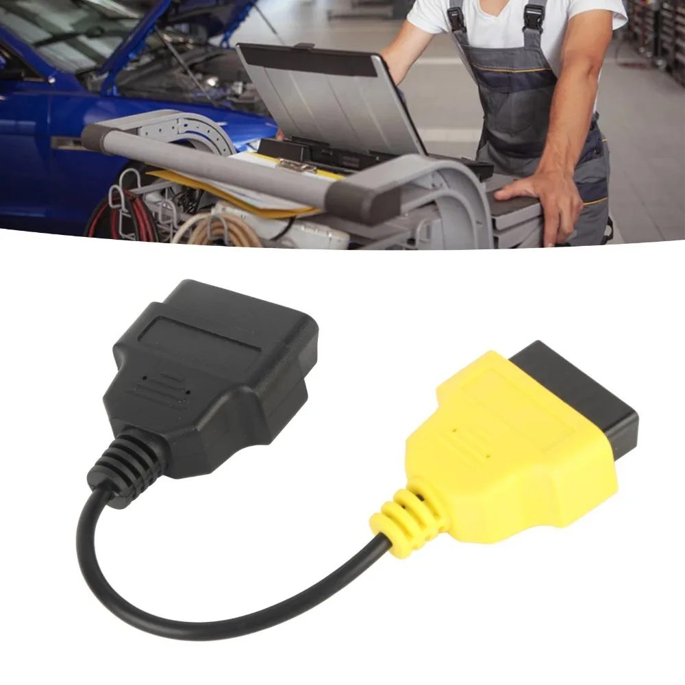 ABS OBD2 Extension Cable Yellow Low Speed CAN Diagnostic Extender Cable 16 Pin Male to 16 Pin Female Compatible OBD2 Adapter
ABS OBD2 Extension Cable Yellow Low Speed CAN Diagnostic Extender Cable 16 Pin Male to 16 Pin Female Compatible OBD2 Adapter