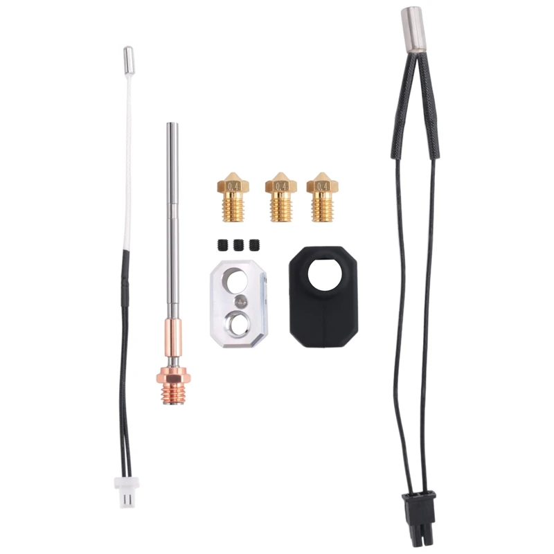 A35Q-Hotend For Prusa I3 MK4/XL Print Head Heater Block 0.4Mm Nozzle 24V 40W Heating Thermistor Silicone Cover Extruder Kit
A35Q-Hotend For Prusa I3 MK4/XL Print Head Heater Block 0.4Mm Nozzle 24V 40W Heating Thermistor Silicone Cover Extruder Kit