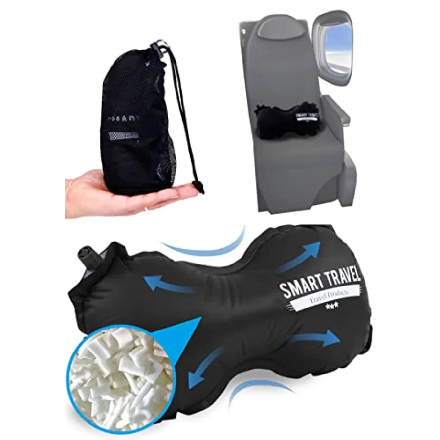 Travel Products Inflatable Travel Lumbar Pillow for Airplane Seat Adjustable Lower Back Support Cushion for Long Flights
Travel Products Inflatable Travel Lumbar Pillow for Airplane Seat Adjustable Lower Back Support Cushion for Long Flights