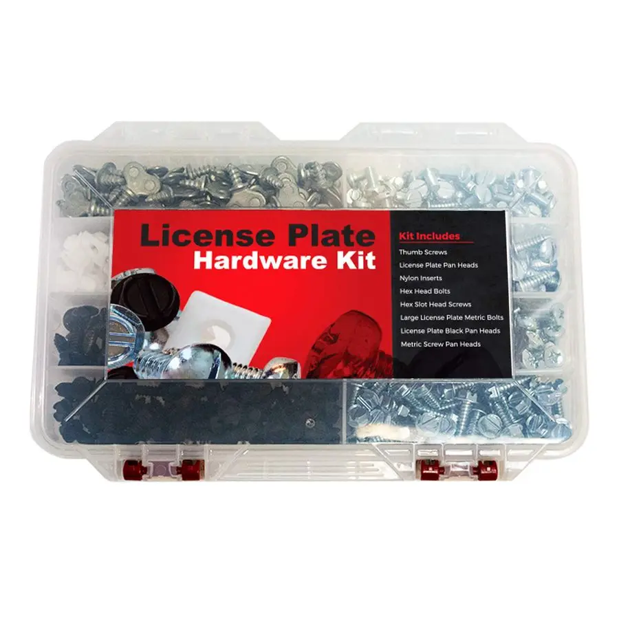 Комплект оборудования для номерных знаков, упаковка из 400 штук, винты из нержавеющей стали, нейлоновые вставки, черные винтовые крышки для номерных знаков,
Комплект оборудования для номерных знаков, упаковка из 400 штук, винты из нержавеющей стали, нейлоновые вставки, черные винтовые крышки для номерных знаков,