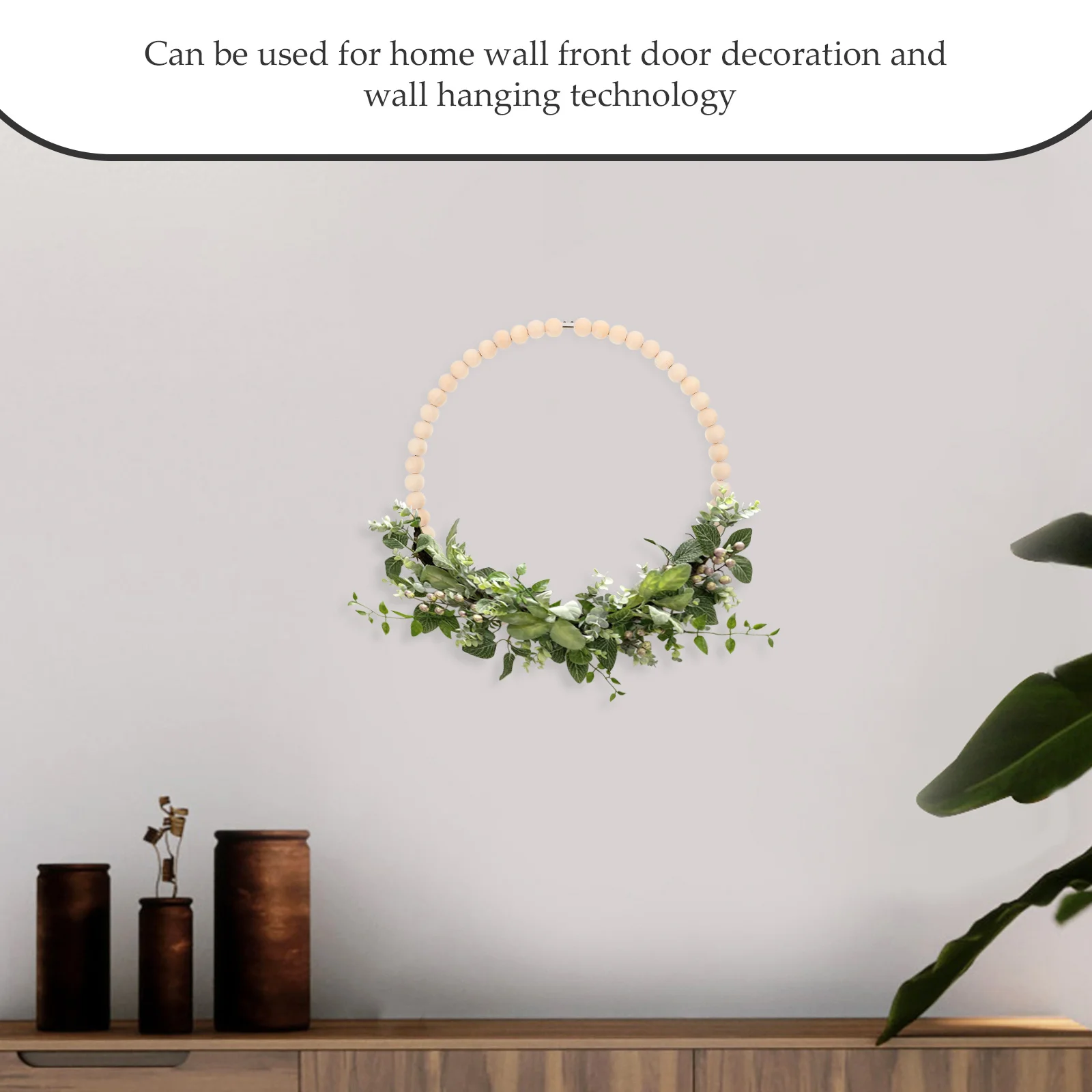 2pcs Wood Bead Wreath Set Round Beaded Hanging Decor For Home Wedding Party Wall Room Bedroom Garden Fence Decor
2pcs Wood Bead Wreath Set Round Beaded Hanging Decor For Home Wedding Party Wall Room Bedroom Garden Fence Decor