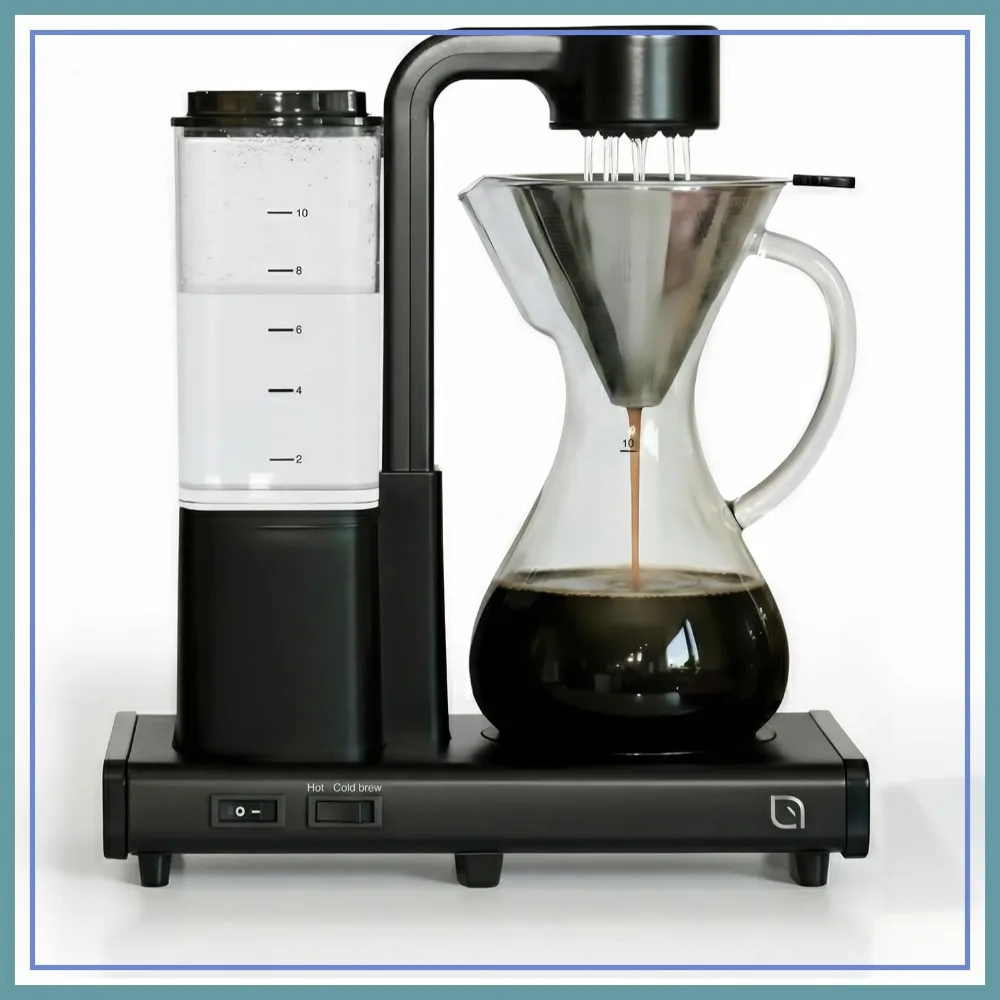 10 Cup Drip Coffee Maker, Automatic Pour Over with Glass Carafe, Auto Shut-Off, Hot & Iced Coffee, Made with Recycled Plastics
10 Cup Drip Coffee Maker, Automatic Pour Over with Glass Carafe, Auto Shut-Off, Hot & Iced Coffee, Made with Recycled Plastics
