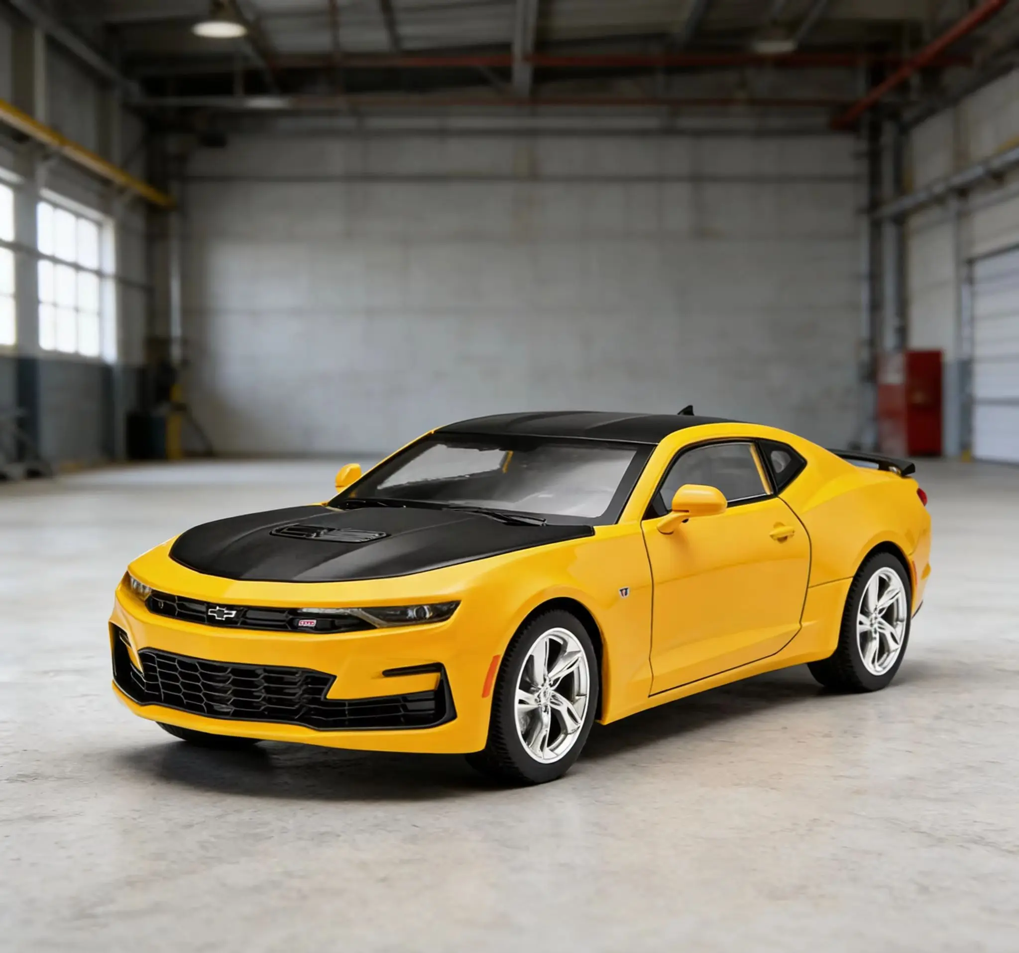 Официально лицензированная модель Chevrolet Camaro 1:18 из литого сплава, большая модель Bumblebee из фильма «Форсаж», декоративное украшение
Официально лицензированная модель Chevrolet Camaro 1:18 из литого сплава, большая модель Bumblebee из фильма «Форсаж», декоративное украшение