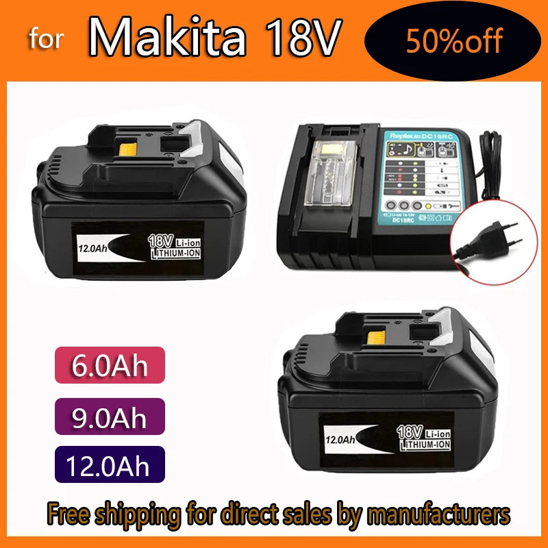 BL1850 For Makita 18V Battery Rechargeable Battery 18650 Lithium-ion Cell Suitable For Makita Power Tool BL1830 LXT400 BL1860
BL1850 For Makita 18V Battery Rechargeable Battery 18650 Lithium-ion Cell Suitable For Makita Power Tool BL1830 LXT400 BL1860