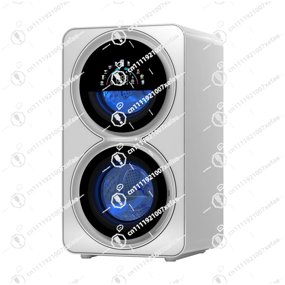 Portable 0.5KG + 0.5KG 95% high temperature steam cleaning mini front-mounted washing machine
Portable 0.5KG + 0.5KG 95% high temperature steam cleaning mini front-mounted washing machine