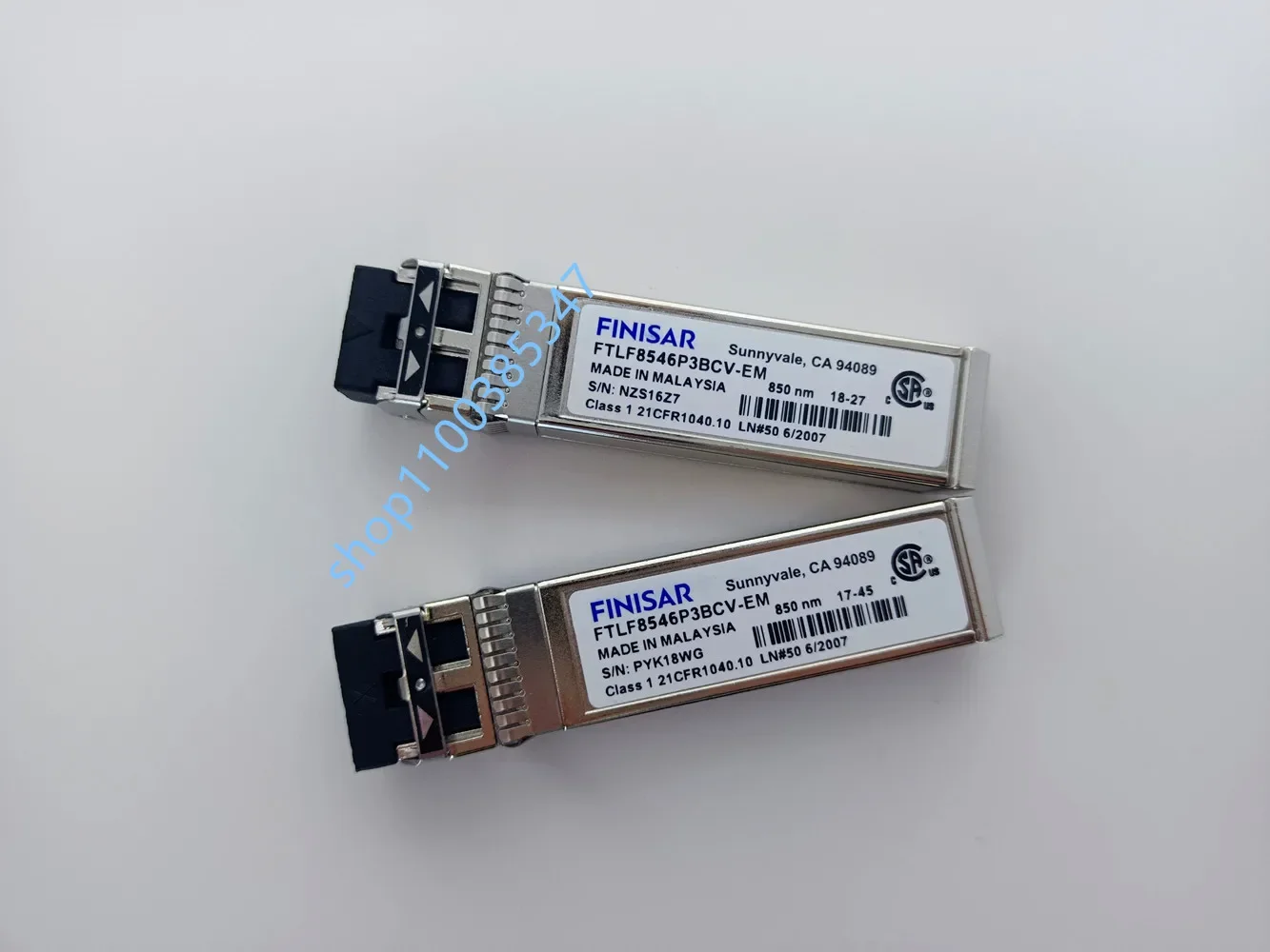 1PCS finisar 16g 850 sfp/FTLF8546P3BCV-EM/finisar 16g LC Fibre Channel Transceiver/16g sfp network card module
1PCS finisar 16g 850 sfp/FTLF8546P3BCV-EM/finisar 16g LC Fibre Channel Transceiver/16g sfp network card module