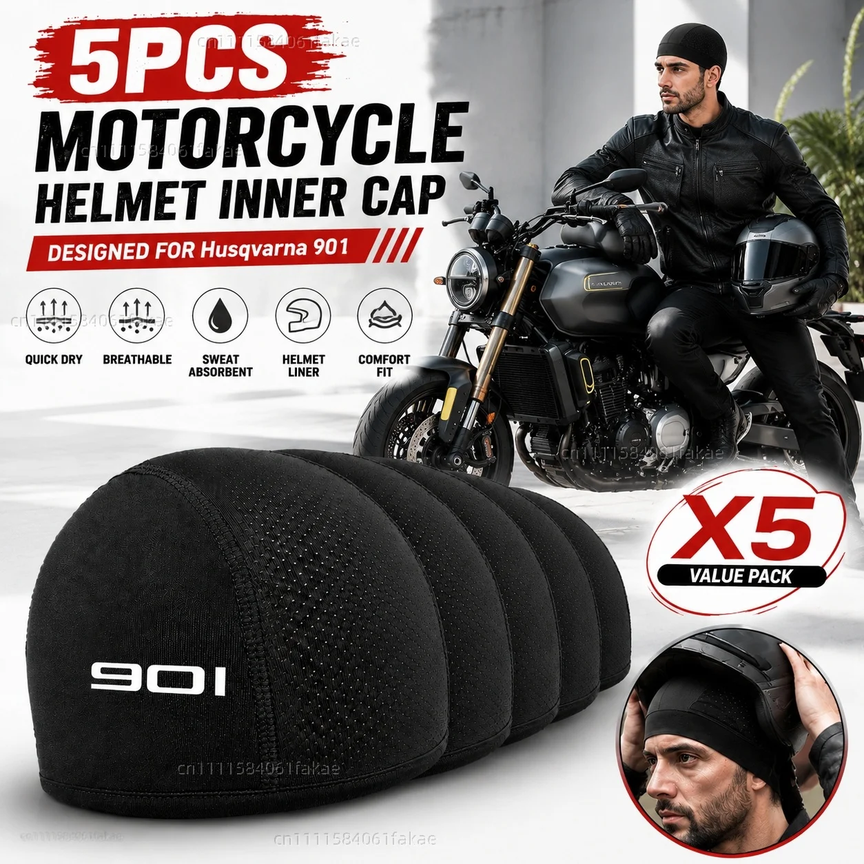 5pcs Motorcycle Helmet Inner Cap Hat Quick Dry Breathable Hat Racing Cap Cooling Thin Beanie For Husqvarna Norden 901 Expedition
5pcs Motorcycle Helmet Inner Cap Hat Quick Dry Breathable Hat Racing Cap Cooling Thin Beanie For Husqvarna Norden 901 Expedition