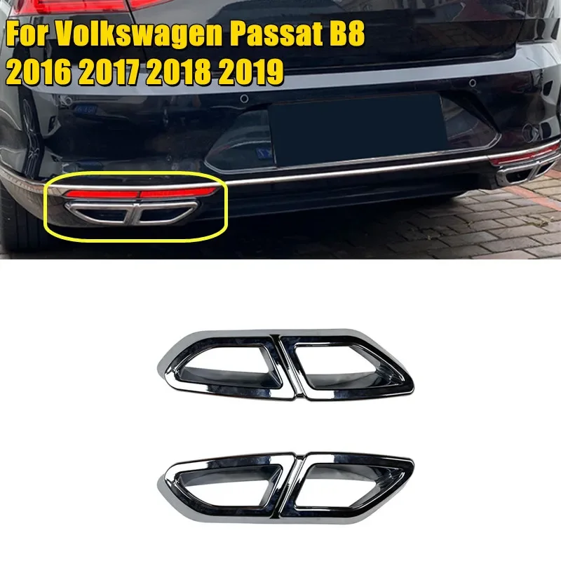 2 Pcs Car Rear Exhaust Pipe Tail Throat Diffuser Frame For Volkswagen Passat B8 2016-2019 Auto Styling Accessories Body Kit
2 Pcs Car Rear Exhaust Pipe Tail Throat Diffuser Frame For Volkswagen Passat B8 2016-2019 Auto Styling Accessories Body Kit