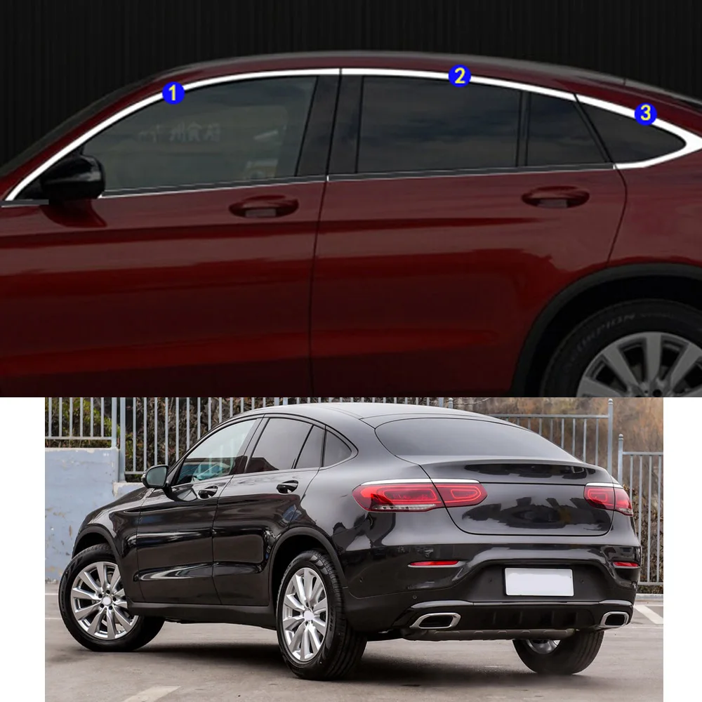 For Mercedes Benz GLC COUPE 2017 2018 2019 2020 2021 Car Sticker Garnish Pillar Window Middle Strip Trim Frame Hoods
For Mercedes Benz GLC COUPE 2017 2018 2019 2020 2021 Car Sticker Garnish Pillar Window Middle Strip Trim Frame Hoods