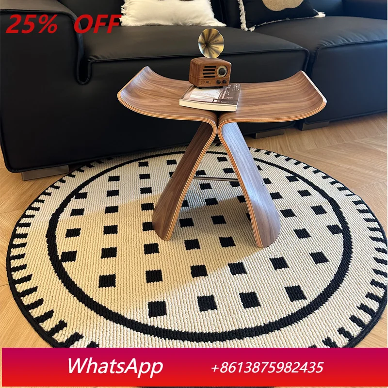 LTT Thickened Round Carpet Household Coffee Table Mat Bedroom Bedside Non-slip Foot Mat
LTT Thickened Round Carpet Household Coffee Table Mat Bedroom Bedside Non-slip Foot Mat