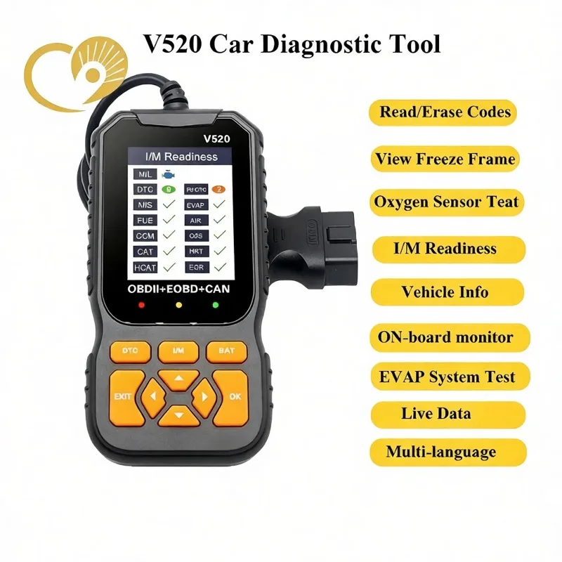 2026 New V520 OBD2 Scanner Professional Auto Engine System Lifetime Free Automotive DTC Lookup Code Reader Car Diagnostic Tool
2026 New V520 OBD2 Scanner Professional Auto Engine System Lifetime Free Automotive DTC Lookup Code Reader Car Diagnostic Tool
