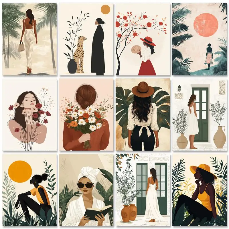 RUOPOTY Frame Illustration Picture Women Diy Painting By Numbers For Starter Kit Diy Crafts Adults Kits For Home Decors
RUOPOTY Frame Illustration Picture Women Diy Painting By Numbers For Starter Kit Diy Crafts Adults Kits For Home Decors