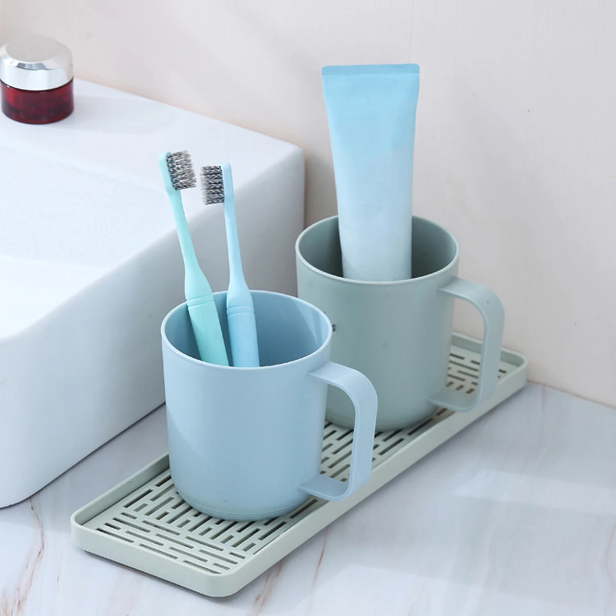 Double Drain Tray Plastic Living Room Kitchen Cup Tea Tray Tea Tray Household Fruit And Vegetable Fruit Tray Home Supplies
Double Drain Tray Plastic Living Room Kitchen Cup Tea Tray Tea Tray Household Fruit And Vegetable Fruit Tray Home Supplies