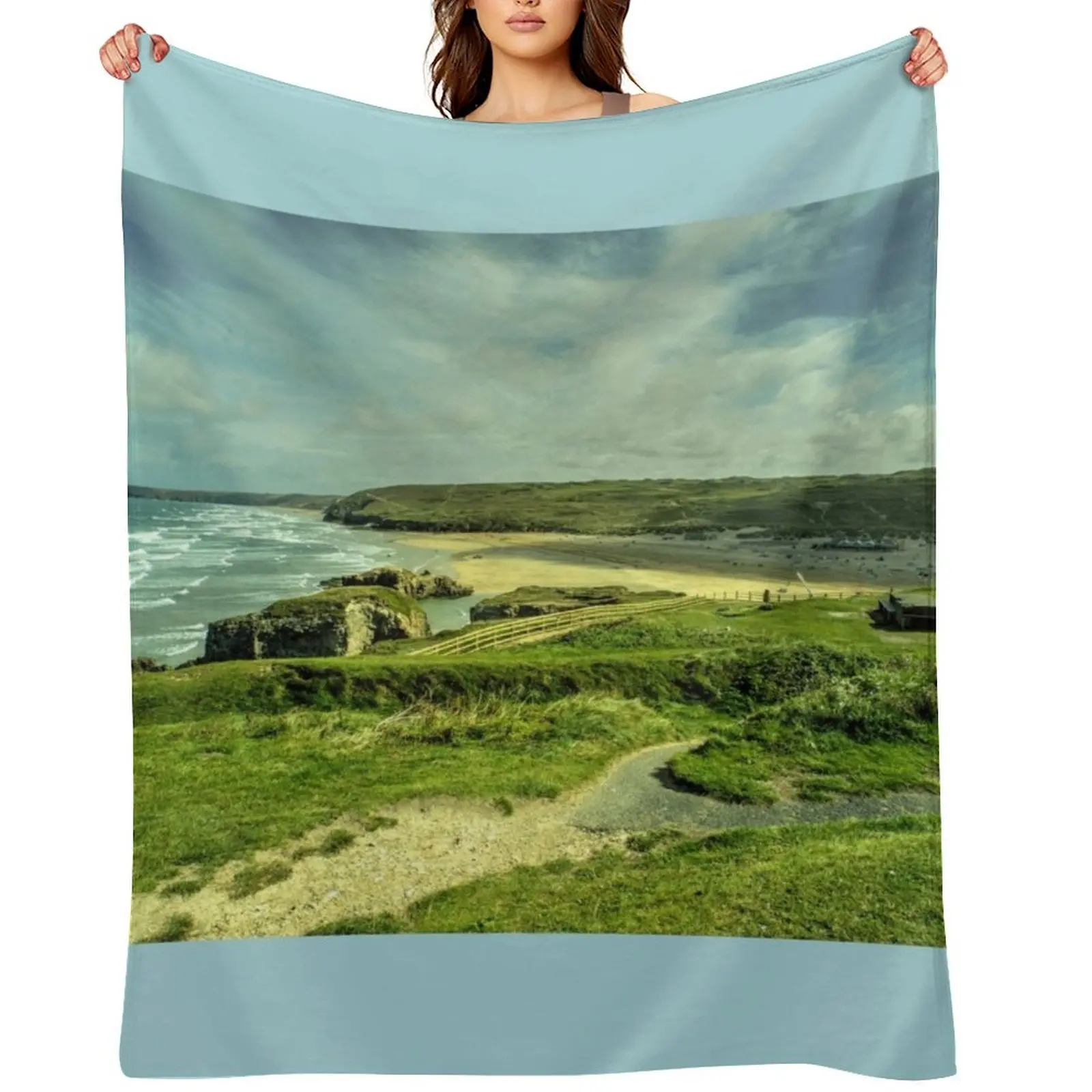 Perranporth Headland Throw Blanket wednesday Large Flannel Fabric cosplay anime Blankets
Perranporth Headland Throw Blanket wednesday Large Flannel Fabric cosplay anime Blankets