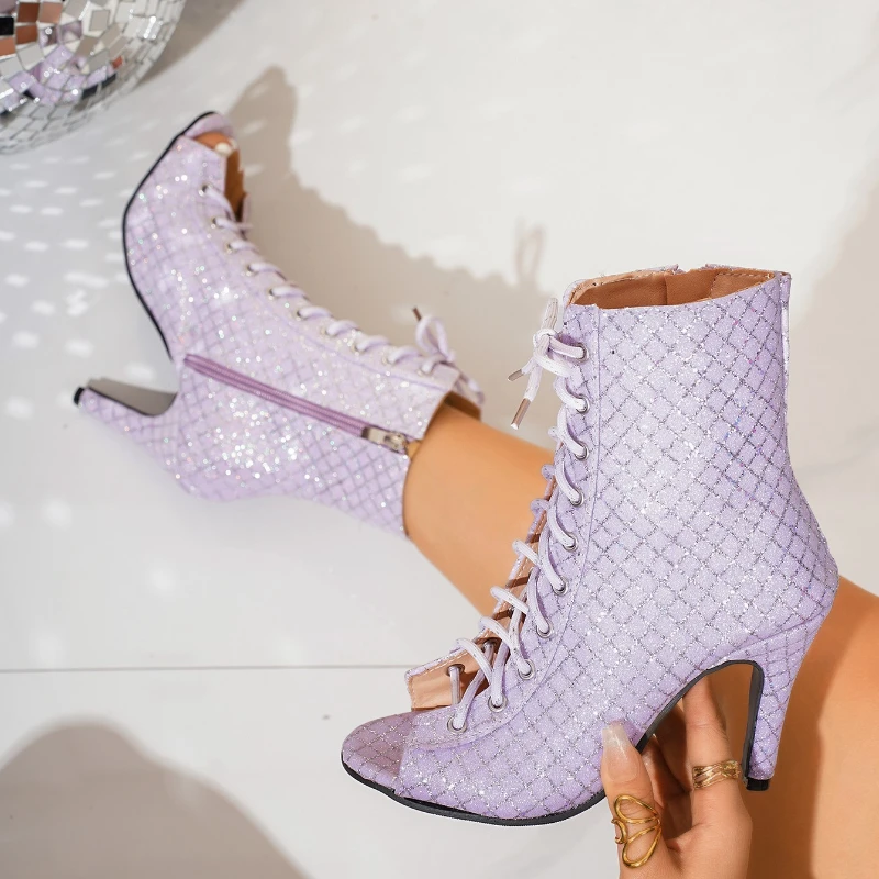 Женские сандалии с ремешками и открытым носком на высоком каблуке Женская обувь Женская обувь большого размера Летний костюм Женские открытые босоножки на высоком каблуке со шнуровкой
Женские сандалии с ремешками и открытым носком на высоком каблуке Женская обувь Женская обувь большого размера Летний костюм Женские открытые босоножки на высоком каблуке со шнуровкой