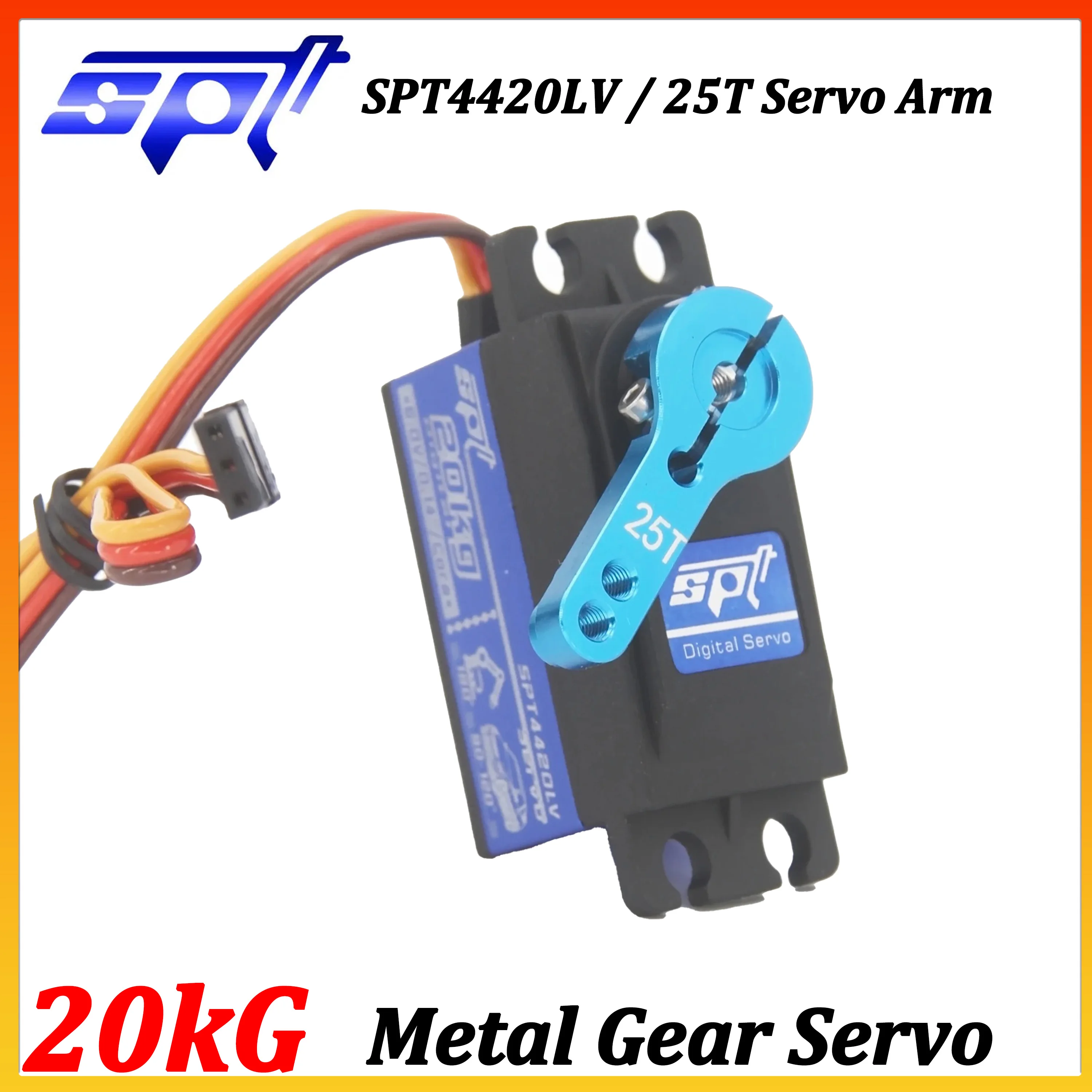 Цифровой сервопривод SPT 4420LV 20 кг с металлическим редуктором, низкопрофильный, 180° ° Мотор для радиоуправляемых машин 1:10 1:12, дрифт-траков, краулеров Axial SCX10 Wltoys
Цифровой сервопривод SPT 4420LV 20 кг с металлическим редуктором, низкопрофильный, 180° ° Мотор для радиоуправляемых машин 1:10 1:12, дрифт-траков, краулеров Axial SCX10 Wltoys