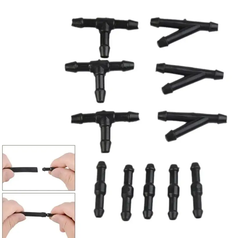 Windshield Wiper Washer Connector Hose 30Pcs Nozzle Pipe Assorted T Y I Type Tube Universal Adapter for Car Water Hose
Windshield Wiper Washer Connector Hose 30Pcs Nozzle Pipe Assorted T Y I Type Tube Universal Adapter for Car Water Hose