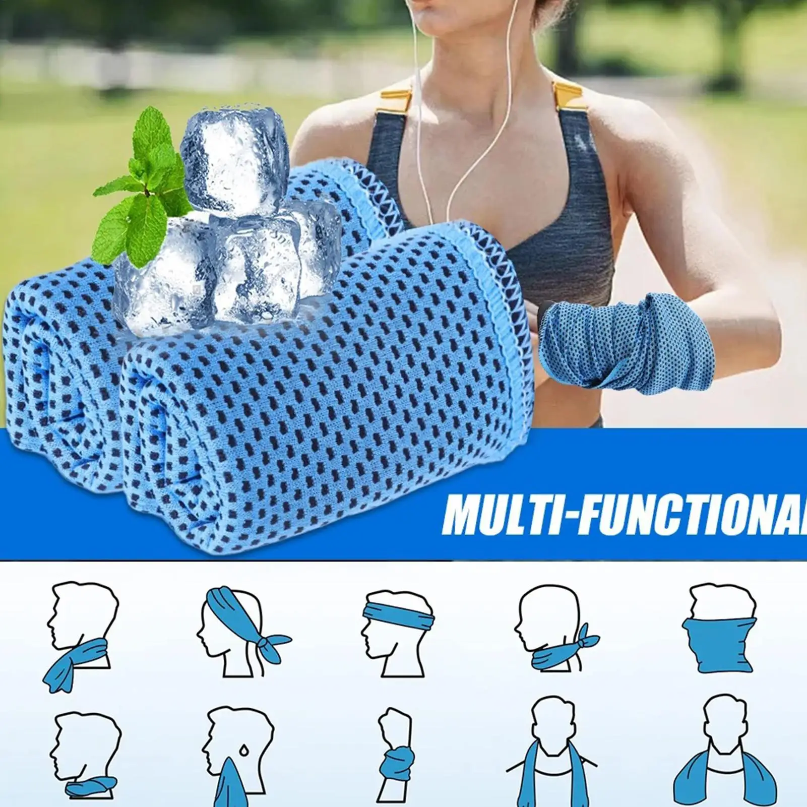 Cooling Towels Quick Dry Microfiber Cool Towels For Extreme Heat Soft Gym Towel Sweat Rag For Yoga Gym Fitness Running Hiking
Cooling Towels Quick Dry Microfiber Cool Towels For Extreme Heat Soft Gym Towel Sweat Rag For Yoga Gym Fitness Running Hiking