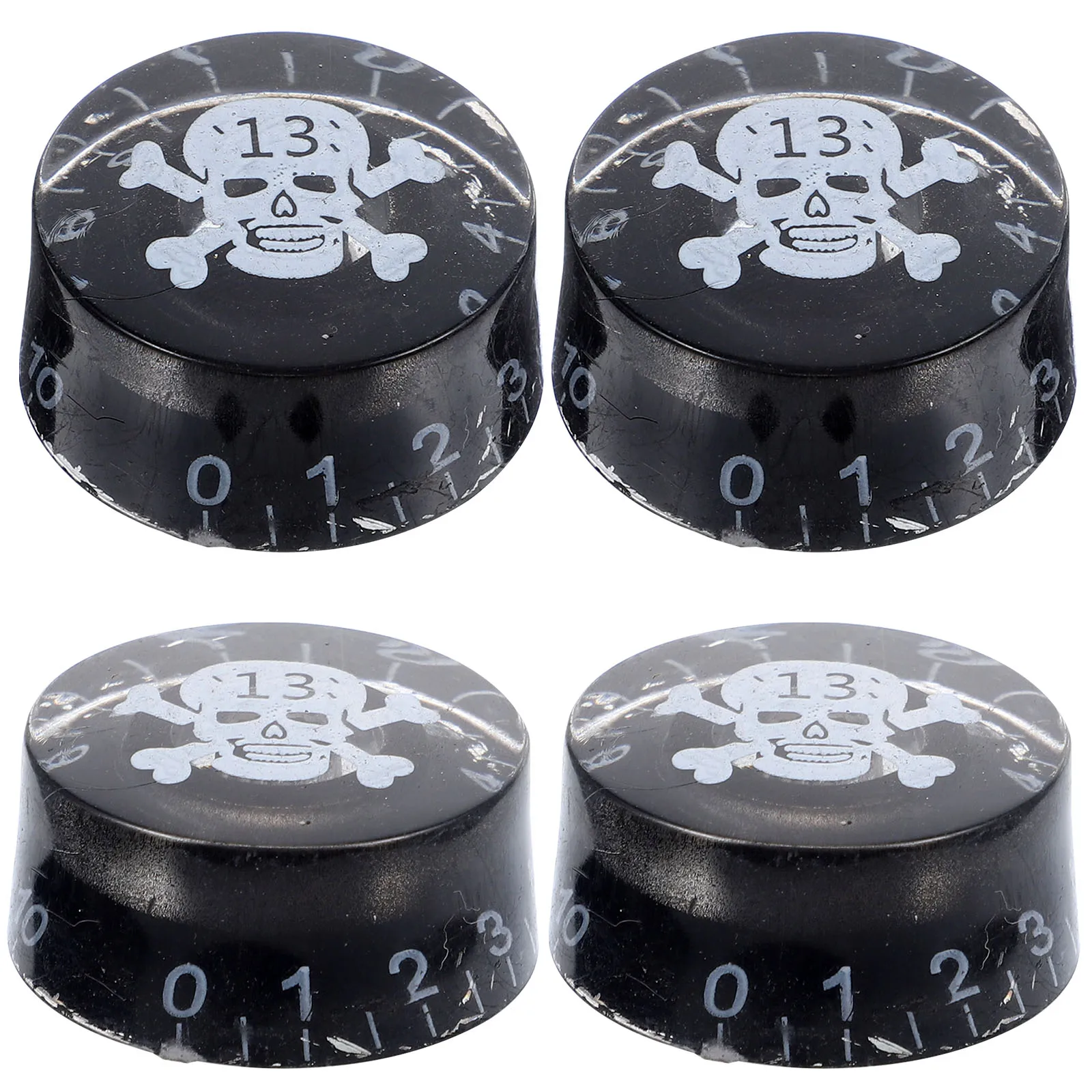 4pcs Acrylic Potentiometer Knobs Transparent Guitar Parts Bass Volume Tone Control Caps Electric Skull Head Knobs Wear
4pcs Acrylic Potentiometer Knobs Transparent Guitar Parts Bass Volume Tone Control Caps Electric Skull Head Knobs Wear