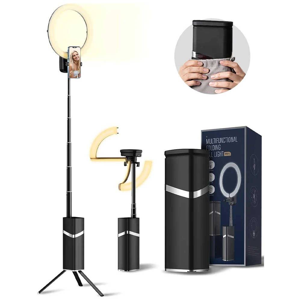 2025 hot sale CYKE 10 Inch Foldable Storage Wireless Selfie Ring Light Portable Tripod Stand Box Rechargeable Led Ring Fill Ligh
2025 hot sale CYKE 10 Inch Foldable Storage Wireless Selfie Ring Light Portable Tripod Stand Box Rechargeable Led Ring Fill Ligh