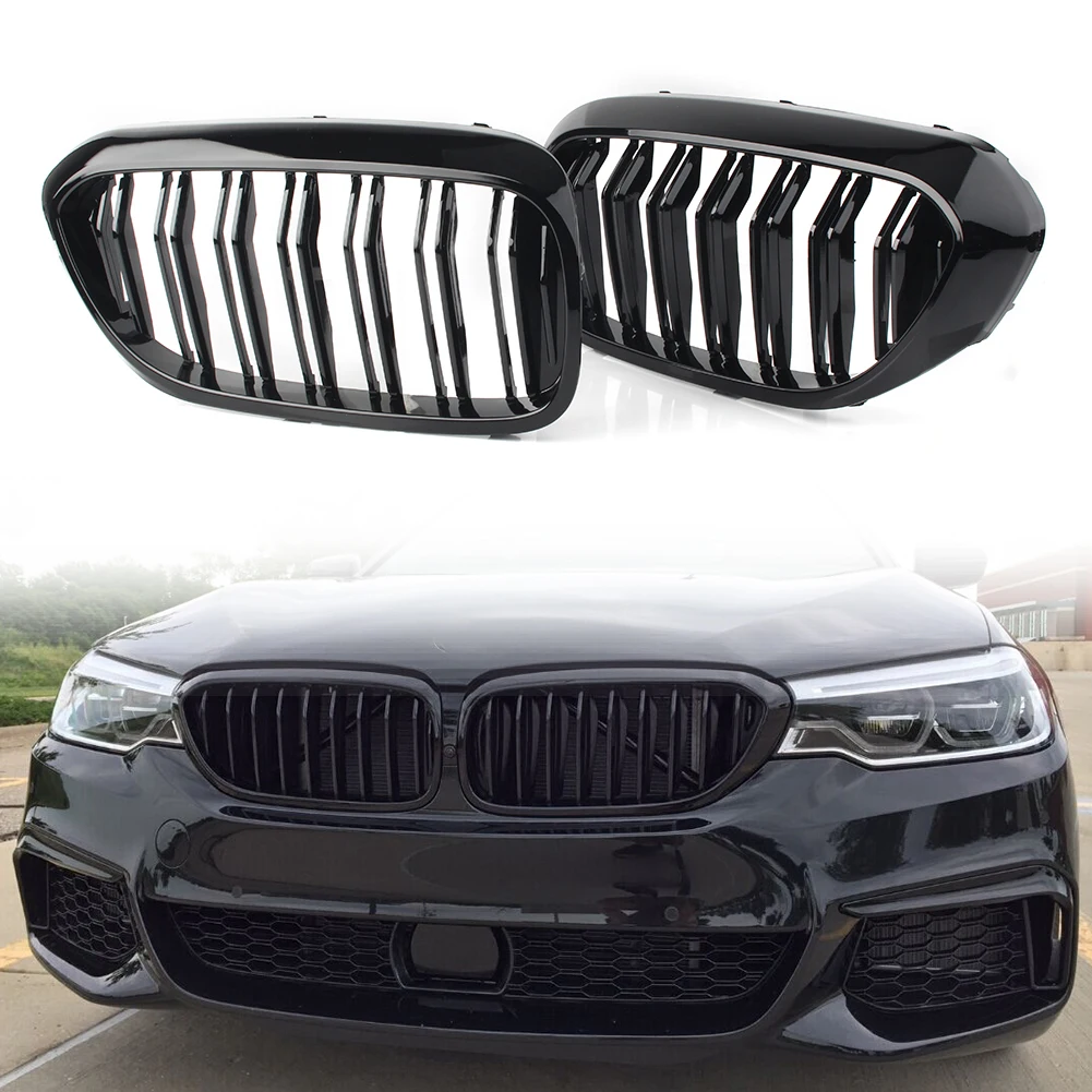 Передняя решетка радиатора для BMW 5 серии G30 G31 520i 530i 540i 2017 2018 2019 ABS пластик глянцевый черный 2 шт.
Передняя решетка радиатора для BMW 5 серии G30 G31 520i 530i 540i 2017 2018 2019 ABS пластик глянцевый черный 2 шт.