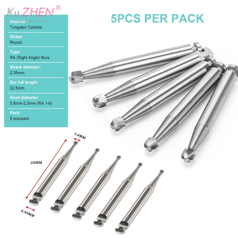 5 шт./кор. стоматологические боры из карбида вольфрама, низкоскоростные круглые серии RA для стоматологической лаборатории или клиники, диаметр хвостовика 2,35 мм для стоматолога
5 шт./кор. стоматологические боры из карбида вольфрама, низкоскоростные круглые серии RA для стоматологической лаборатории или клиники, диаметр хвостовика 2,35 мм для стоматолога
