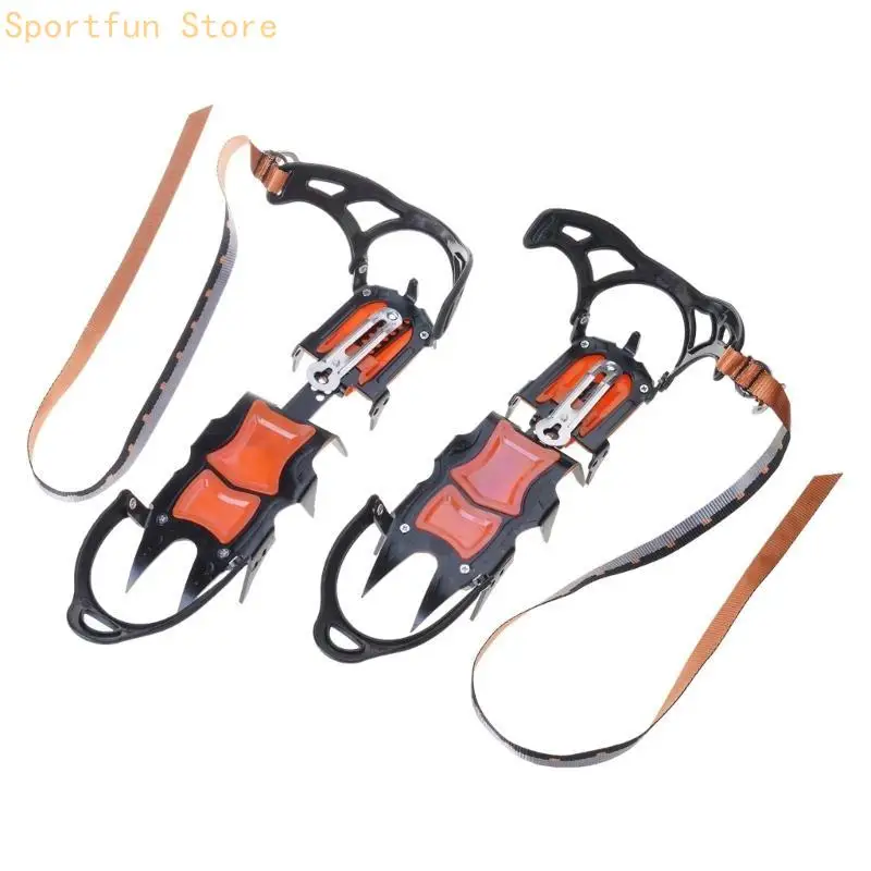 X7JD Snow Ice Grip Overshoe Footwear Traction Walk Traction for Climbing Skiing Antislip 12 Teeth Crampons Ice Cleats
X7JD Snow Ice Grip Overshoe Footwear Traction Walk Traction for Climbing Skiing Antislip 12 Teeth Crampons Ice Cleats