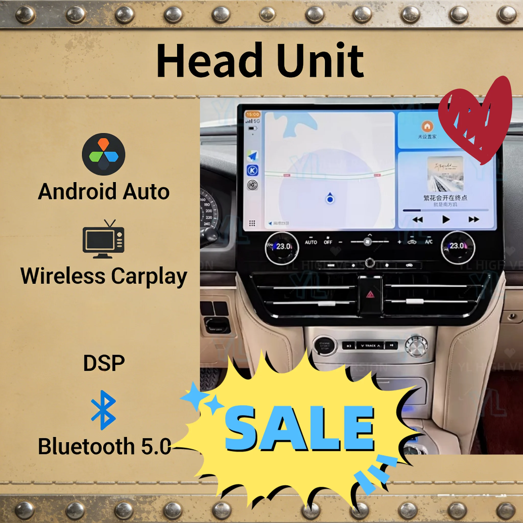 Автомагнитола Android 13 с сенсорным экраном 16.8 дюймов для Toyota Prado Land Cruiser 150 2010-2021, мультимедийная система с CarPlay, GPS, видео, Bluetooth 5.0
Автомагнитола Android 13 с сенсорным экраном 16.8 дюймов для Toyota Prado Land Cruiser 150 2010-2021, мультимедийная система с CarPlay, GPS, видео, Bluetooth 5.0