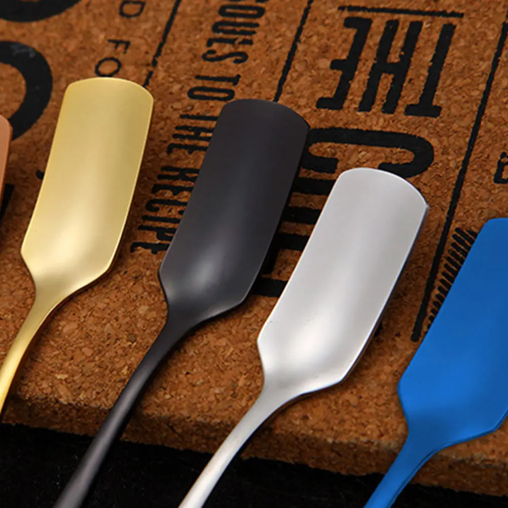 2Pcs Square Head Spoons Stainless Steel Thick Dessert Serving Kitchen Home Tableware Banquet Party Cake Food Spoon
2Pcs Square Head Spoons Stainless Steel Thick Dessert Serving Kitchen Home Tableware Banquet Party Cake Food Spoon