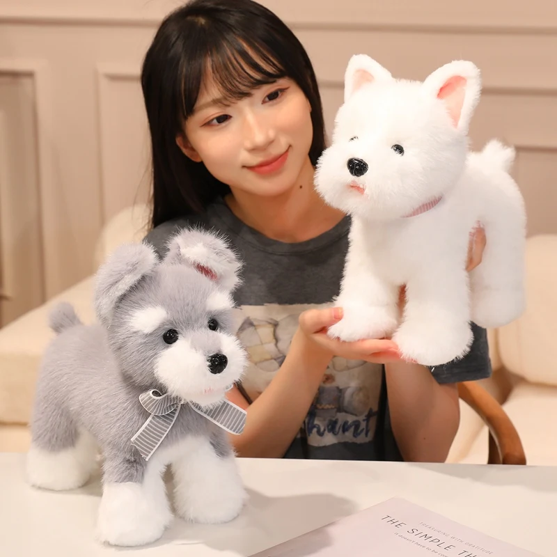 1Pc 30CM Lovely Schnauzer Plush Toys Cute Dogs Doll Stuffed Soft Animal Toy Creative Birthday Gift
1Pc 30CM Lovely Schnauzer Plush Toys Cute Dogs Doll Stuffed Soft Animal Toy Creative Birthday Gift