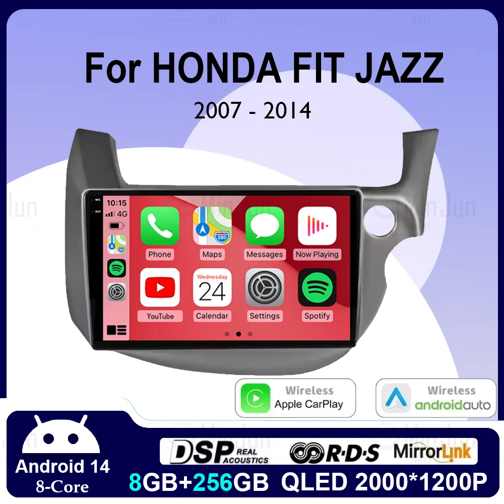 Автомобильный радиоприемник Android 14, для HONDA FIT JAZZ 2007-2014, правый руль, Carplay, автомультимедийный видеоплеер, головное устройство с разделенным экраном
Автомобильный радиоприемник Android 14, для HONDA FIT JAZZ 2007-2014, правый руль, Carplay, автомультимедийный видеоплеер, головное устройство с разделенным экраном