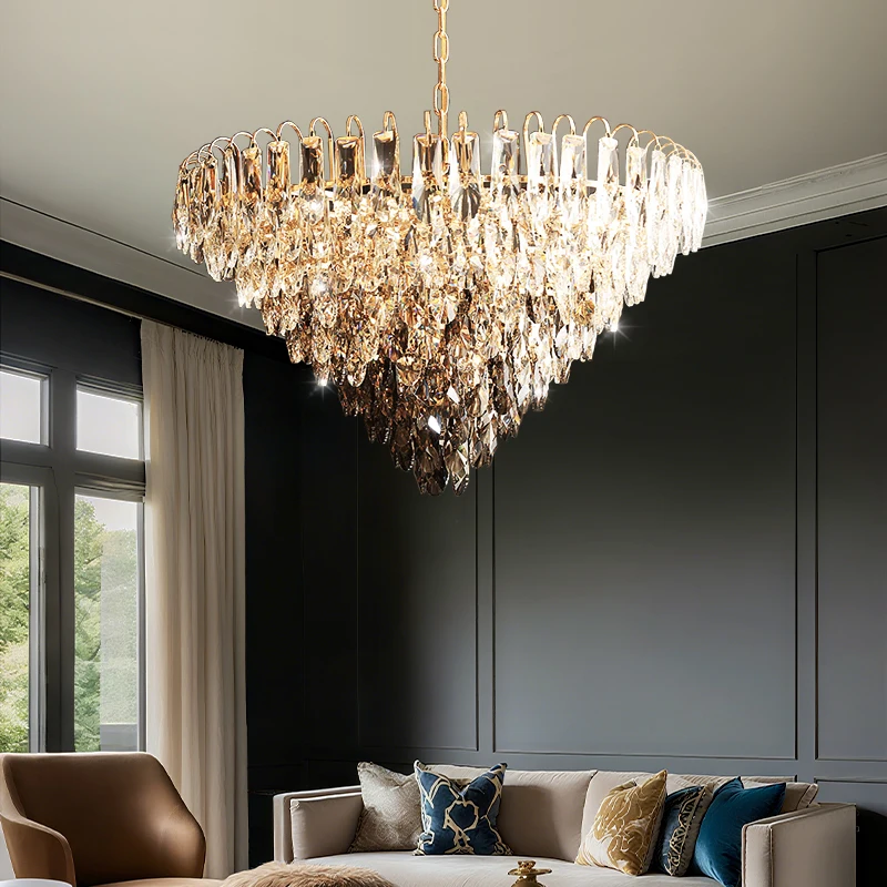 Nordic Luxury Crystal Chandelier Living Room Kitchen Dining Room Pendant Ceiling Light Led Decoration Ceiling Chandelier
Nordic Luxury Crystal Chandelier Living Room Kitchen Dining Room Pendant Ceiling Light Led Decoration Ceiling Chandelier