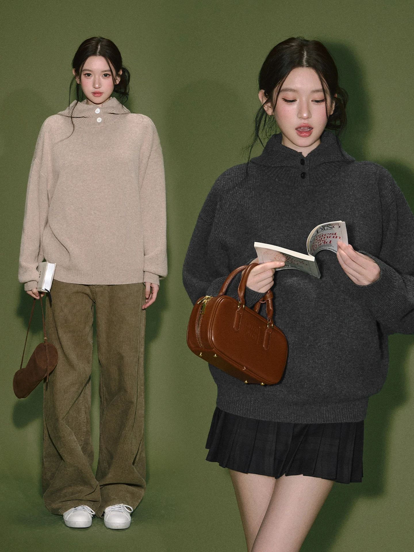 Вязаная шапка OIOI E из смесовой шерсти, женская толстовка с длинными рукавами, удобная посадка, осенне-зимняя вязаная одежда
Вязаная шапка OIOI E из смесовой шерсти, женская толстовка с длинными рукавами, удобная посадка, осенне-зимняя вязаная одежда