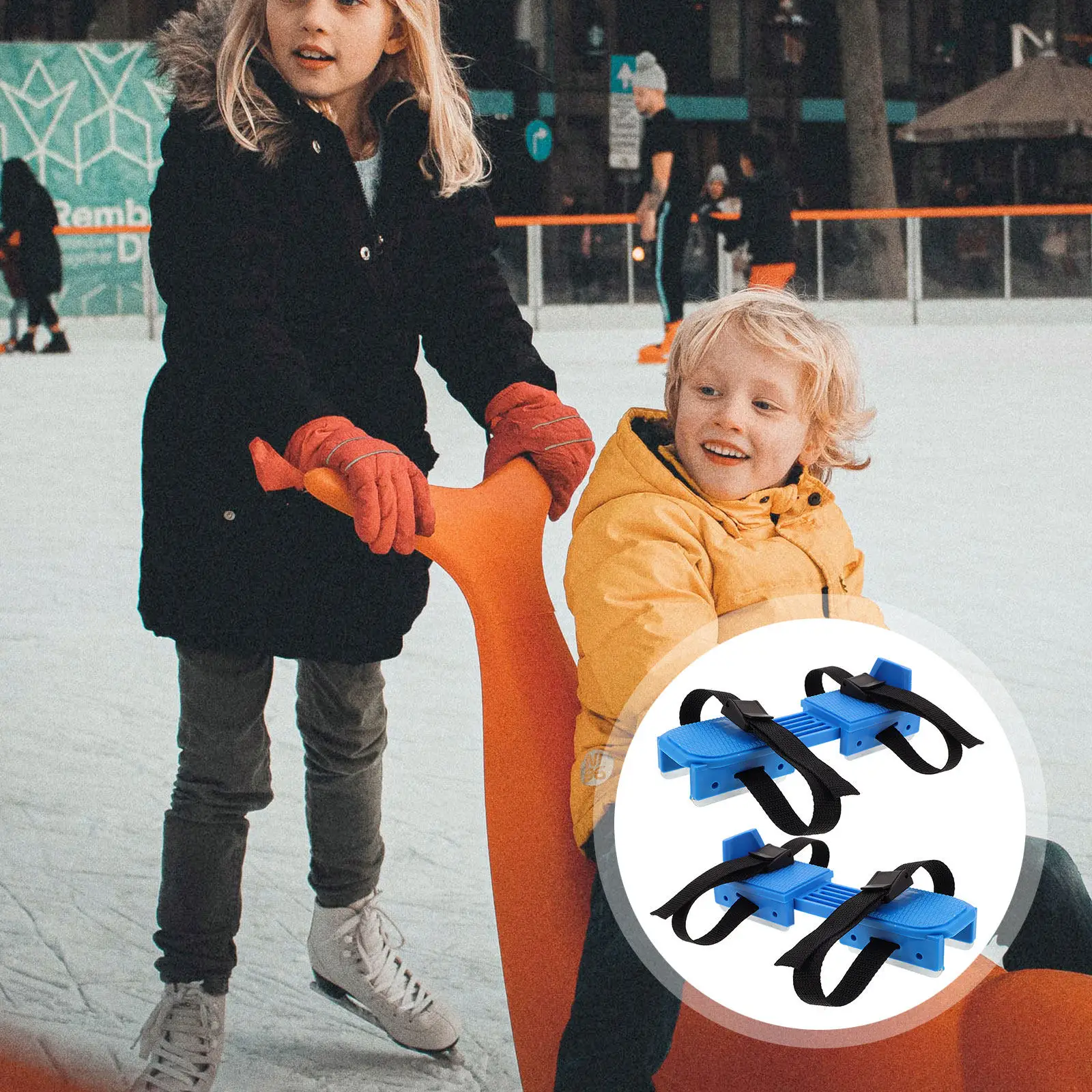 1Pair Adjustable Double Runner Toddler Ice Skates Kids Skates Strap Fastening Protective Covers Safety Gear for Outdoor Skating
1Pair Adjustable Double Runner Toddler Ice Skates Kids Skates Strap Fastening Protective Covers Safety Gear for Outdoor Skating