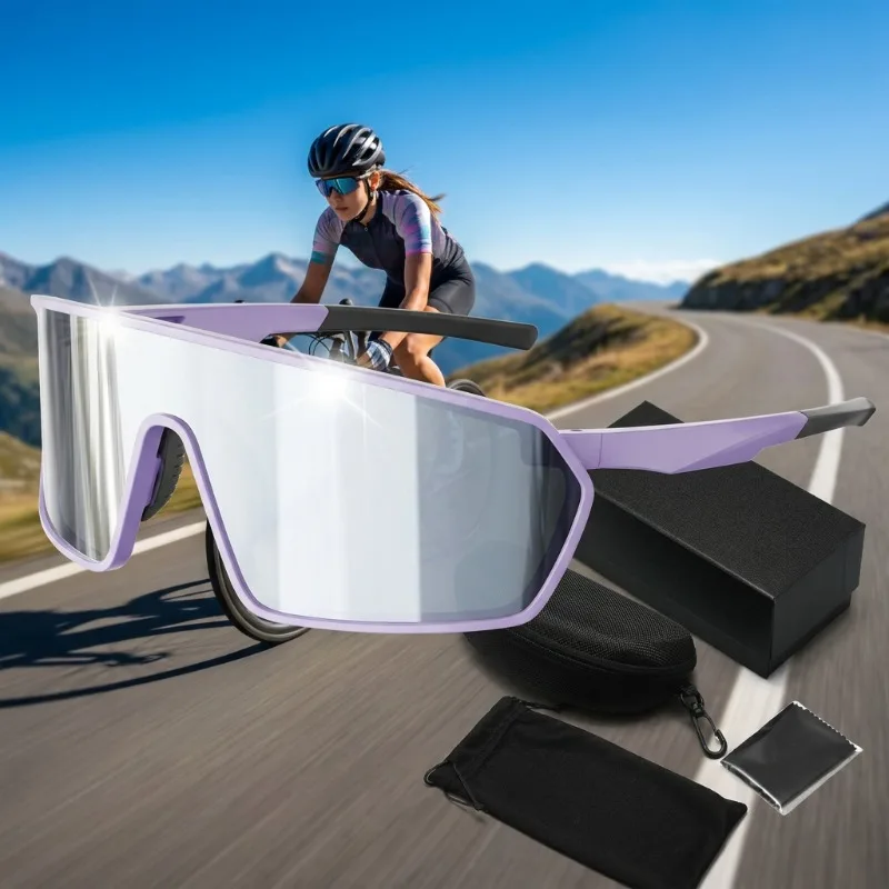 Women's sports bicycle riding glasses sunglasses full frame UV protection new outdoor running road including glasses case set
Women's sports bicycle riding glasses sunglasses full frame UV protection new outdoor running road including glasses case set