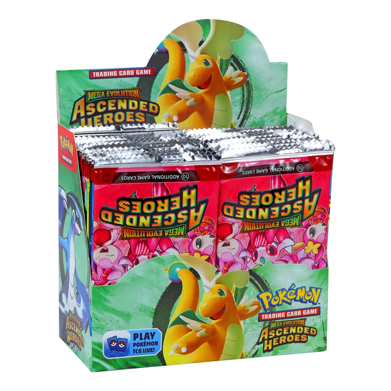 360 шт. карт Pokémon на английском языке: MEGA EVOLUTION ASCENDED HEROES, Prismatic Evolutions, бустер, карта для битвы, подарочная карта
360 шт. карт Pokémon на английском языке: MEGA EVOLUTION ASCENDED HEROES, Prismatic Evolutions, бустер, карта для битвы, подарочная карта