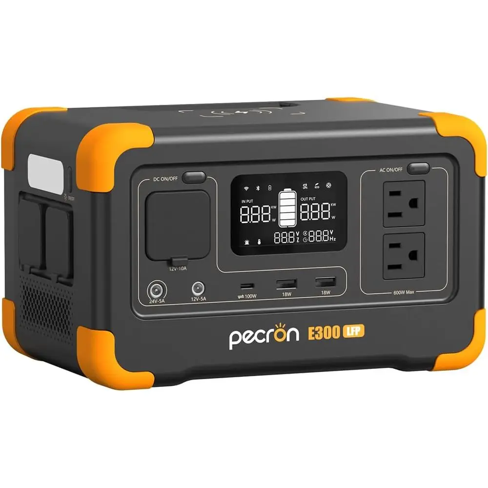288Wh Portable Power Station with 600W AC Outlets, Ideal for Outdoor and Emergency Use
288Wh Portable Power Station with 600W AC Outlets, Ideal for Outdoor and Emergency Use