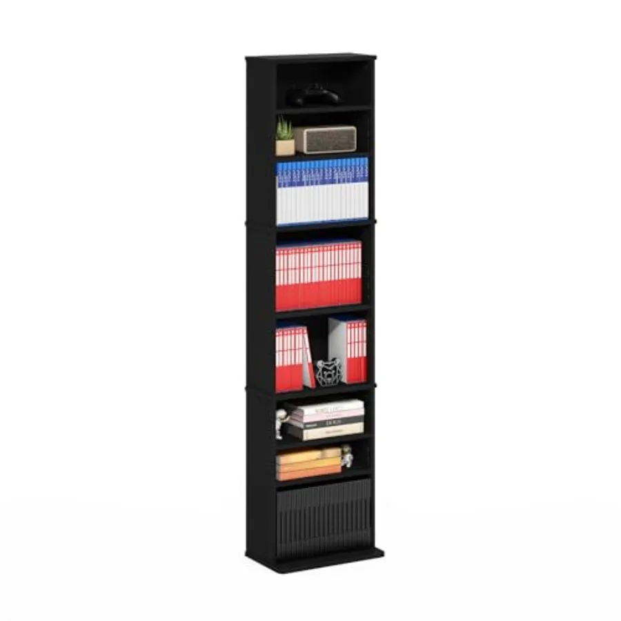 Jaya DVD Shelf Tall Narrow CD Rack Media Shelf with Adjustable Shelves DVD Storage Cabinets for CD Blueray Game Disc Easy Assem
Jaya DVD Shelf Tall Narrow CD Rack Media Shelf with Adjustable Shelves DVD Storage Cabinets for CD Blueray Game Disc Easy Assem