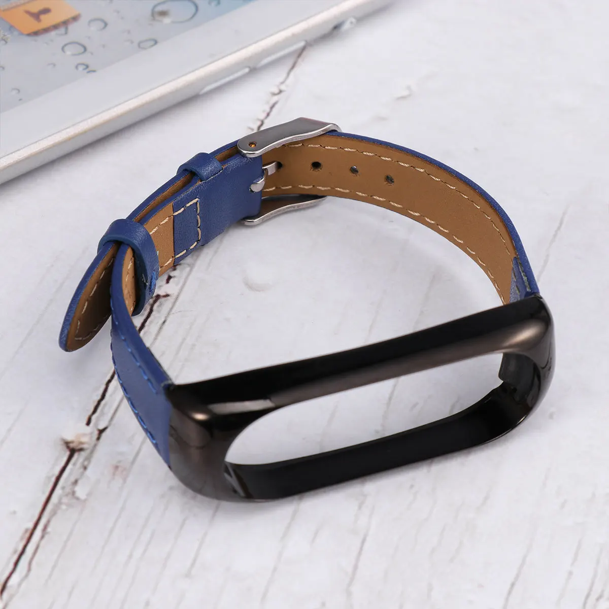 1pc Alloy Cowhide Watch For 4 Blue Durable Comfortable Strap Replacement Bracelet Band 4
1pc Alloy Cowhide Watch For 4 Blue Durable Comfortable Strap Replacement Bracelet Band 4